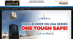 Desktop Screenshot of libertysafesofhouston.com